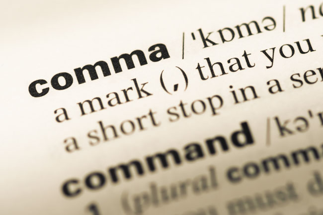 Comma defintion