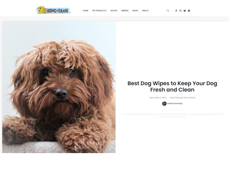 Bone & Yarn: Dog Wipes Screenshot