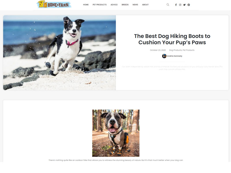 Bone & Yarn: Dog Hiking Boots Screenshot