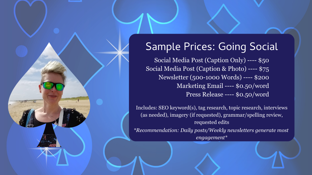 Sample Prices: Social Media